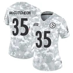 Cameron McCutcheon Pittsburgh Steelers Limited Women's 2024 Salute to Service Jersey (Arctic Camo)
