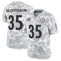 Cameron McCutcheon Pittsburgh Steelers Limited Youth 2024 Salute to Service Jersey (Arctic Camo)