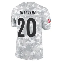 Cameron Sutton Pittsburgh Steelers Limited Men's 2024 Salute to Service Jersey (Arctic Camo)