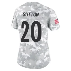 Cameron Sutton Pittsburgh Steelers Limited Women's 2024 Salute to Service Jersey (Arctic Camo)