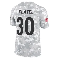 Carlins Platel Pittsburgh Steelers Limited Men's 2024 Salute to Service Jersey (Arctic Camo)