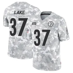 Carnell Lake Pittsburgh Steelers Limited Men's 2024 Salute to Service Jersey (Arctic Camo)