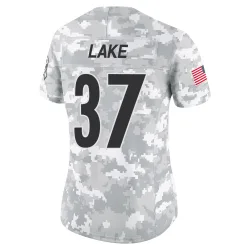 Carnell Lake Pittsburgh Steelers Limited Women's 2024 Salute to Service Jersey (Arctic Camo)