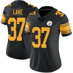 Carnell Lake Pittsburgh Steelers Limited Women's Color Rush Jersey (Black)