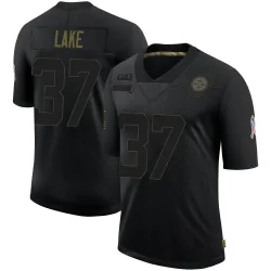 Carnell Lake Pittsburgh Steelers Limited Youth 2020 Salute To Service Jersey (Black)