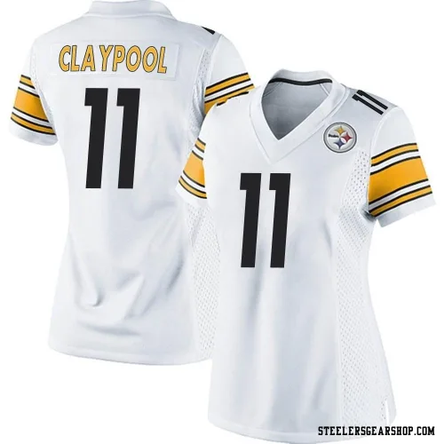 Chase Claypool Pittsburgh Steelers Game Women's Jersey (White)