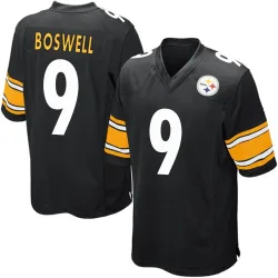 Chris Boswell Pittsburgh Steelers Game Men's Team Color Jersey (Black)