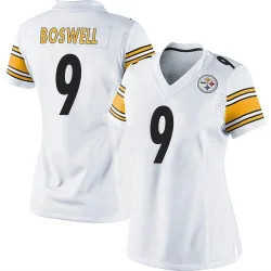 Chris Boswell Pittsburgh Steelers Game Women's Jersey (White)