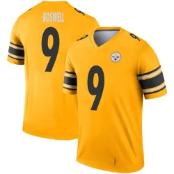 Chris Boswell Pittsburgh Steelers Legend Youth Inverted Jersey (Gold)