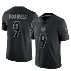 Chris Boswell Pittsburgh Steelers Limited Youth Reflective Jersey (Black)
