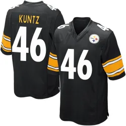 Christian Kuntz Pittsburgh Steelers Game Men's Team Color Jersey (Black)
