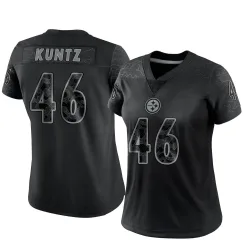 Christian Kuntz Pittsburgh Steelers Limited Women's Reflective Jersey (Black)