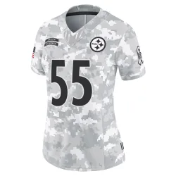 Cole Holcomb Pittsburgh Steelers Limited Women's 2024 Salute to Service Jersey (Arctic Camo)