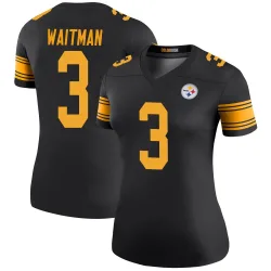 Corliss Waitman Pittsburgh Steelers Legend Women's Color Rush Jersey (Black)