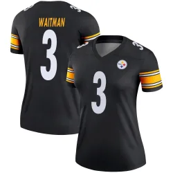 Corliss Waitman Pittsburgh Steelers Legend Women's Jersey (Black)