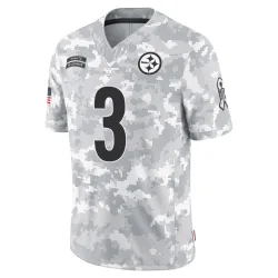 Corliss Waitman Pittsburgh Steelers Limited Men's 2024 Salute to Service Jersey (Arctic Camo)