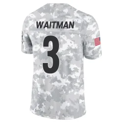 Corliss Waitman Pittsburgh Steelers Limited Men's 2024 Salute to Service Jersey (Arctic Camo)