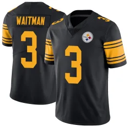 Corliss Waitman Pittsburgh Steelers Limited Men's Color Rush Jersey (Black)