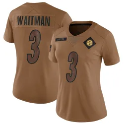 Corliss Waitman Pittsburgh Steelers Limited Women's 2023 Salute To Service Jersey (Brown)