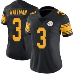 Corliss Waitman Pittsburgh Steelers Limited Women's Color Rush Jersey (Black)