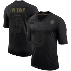 Corliss Waitman Pittsburgh Steelers Limited Youth 2020 Salute To Service Jersey (Black)