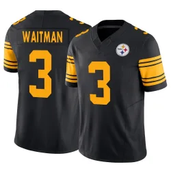 Corliss Waitman Pittsburgh Steelers Limited Youth 2nd Alternate Vapor F.U.S.E. Jersey (Black)