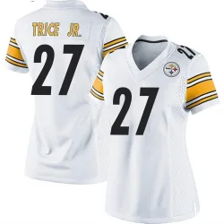 Cory Trice Jr. Pittsburgh Steelers Game Women's Jersey (White)