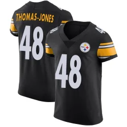 DJ Thomas-Jones Pittsburgh Steelers Elite Men's Team Color Vapor Untouchable Jersey (Black)