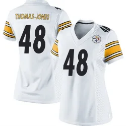 DJ Thomas-Jones Pittsburgh Steelers Game Women's Jersey (White)