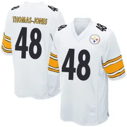 DJ Thomas-Jones Pittsburgh Steelers Game Youth Jersey (White)