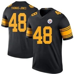 DJ Thomas-Jones Pittsburgh Steelers Legend Men's Color Rush Jersey (Black)
