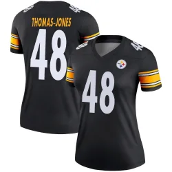 DJ Thomas-Jones Pittsburgh Steelers Legend Women's Jersey (Black)