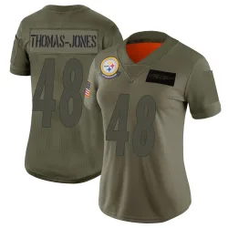 DJ Thomas-Jones Pittsburgh Steelers Limited Women's 2019 Salute to Service Jersey (Camo)