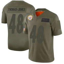 DJ Thomas-Jones Pittsburgh Steelers Limited Youth 2019 Salute to Service Jersey (Camo)