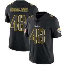 DJ Thomas-Jones Pittsburgh Steelers Limited Youth Jersey (Black Impact)