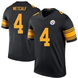 DK Metcalf Pittsburgh Steelers Legend Men's Color Rush Jersey (Black)