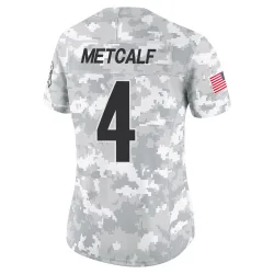 DK Metcalf Pittsburgh Steelers Limited Women's 2024 Salute to Service Jersey (Arctic Camo)
