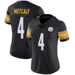 DK Metcalf Pittsburgh Steelers Limited Women's Team Color Vapor Untouchable Jersey (Black)