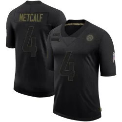 DK Metcalf Pittsburgh Steelers Limited Youth 2020 Salute To Service Jersey (Black)