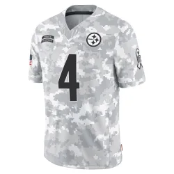 DK Metcalf Pittsburgh Steelers Limited Youth 2024 Salute to Service Jersey (Arctic Camo)