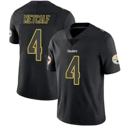 DK Metcalf Pittsburgh Steelers Limited Youth Jersey (Black Impact)