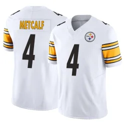DK Metcalf Pittsburgh Steelers Limited Youth Vapor F.U.S.E. Jersey (White)