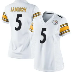 D'Shawn Jamison Pittsburgh Steelers Game Women's Jersey (White)