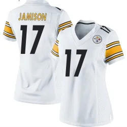 D'Shawn Jamison Pittsburgh Steelers Game Women's Jersey (White)