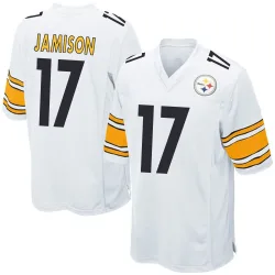 D'Shawn Jamison Pittsburgh Steelers Game Youth Jersey (White)