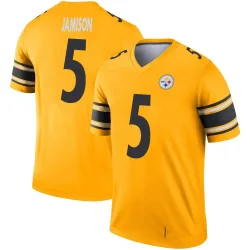 D'Shawn Jamison Pittsburgh Steelers Legend Youth Inverted Jersey (Gold)