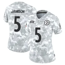 D'Shawn Jamison Pittsburgh Steelers Limited Women's 2024 Salute to Service Jersey (Arctic Camo)