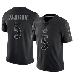 D'Shawn Jamison Pittsburgh Steelers Limited Youth Reflective Jersey (Black)