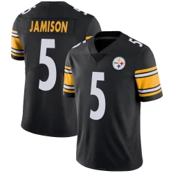 D'Shawn Jamison Pittsburgh Steelers Limited Youth Team Color Vapor Untouchable Jersey (Black)