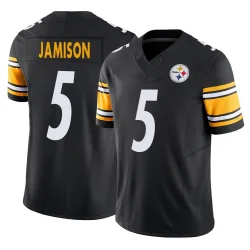 D'Shawn Jamison Pittsburgh Steelers Limited Youth Vapor F.U.S.E. Jersey (Black)